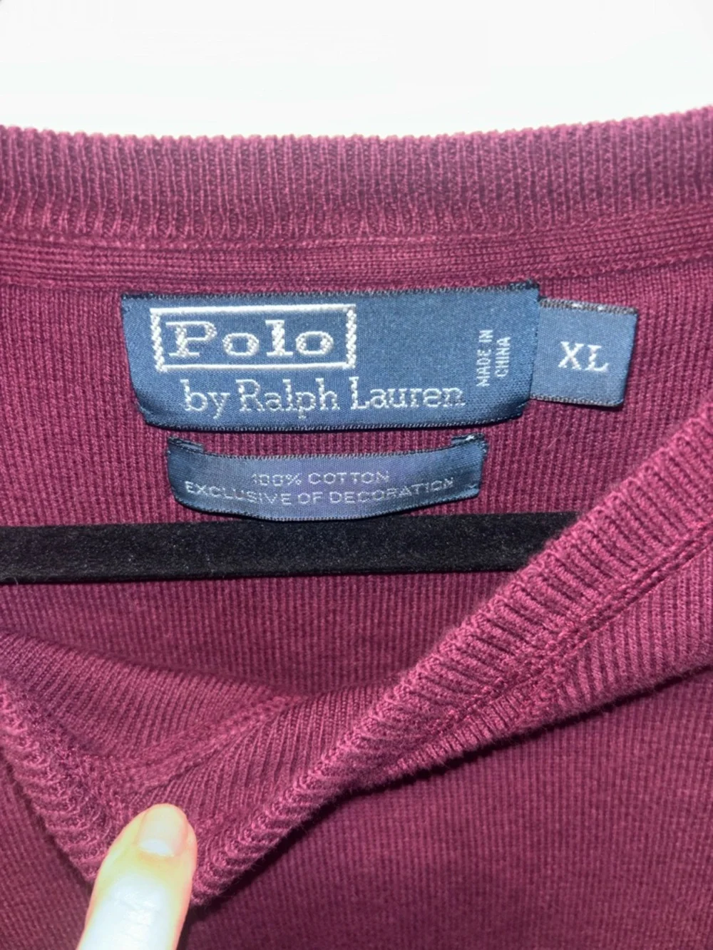 Men’s Maroon Polo Ralph Lauren Sweater